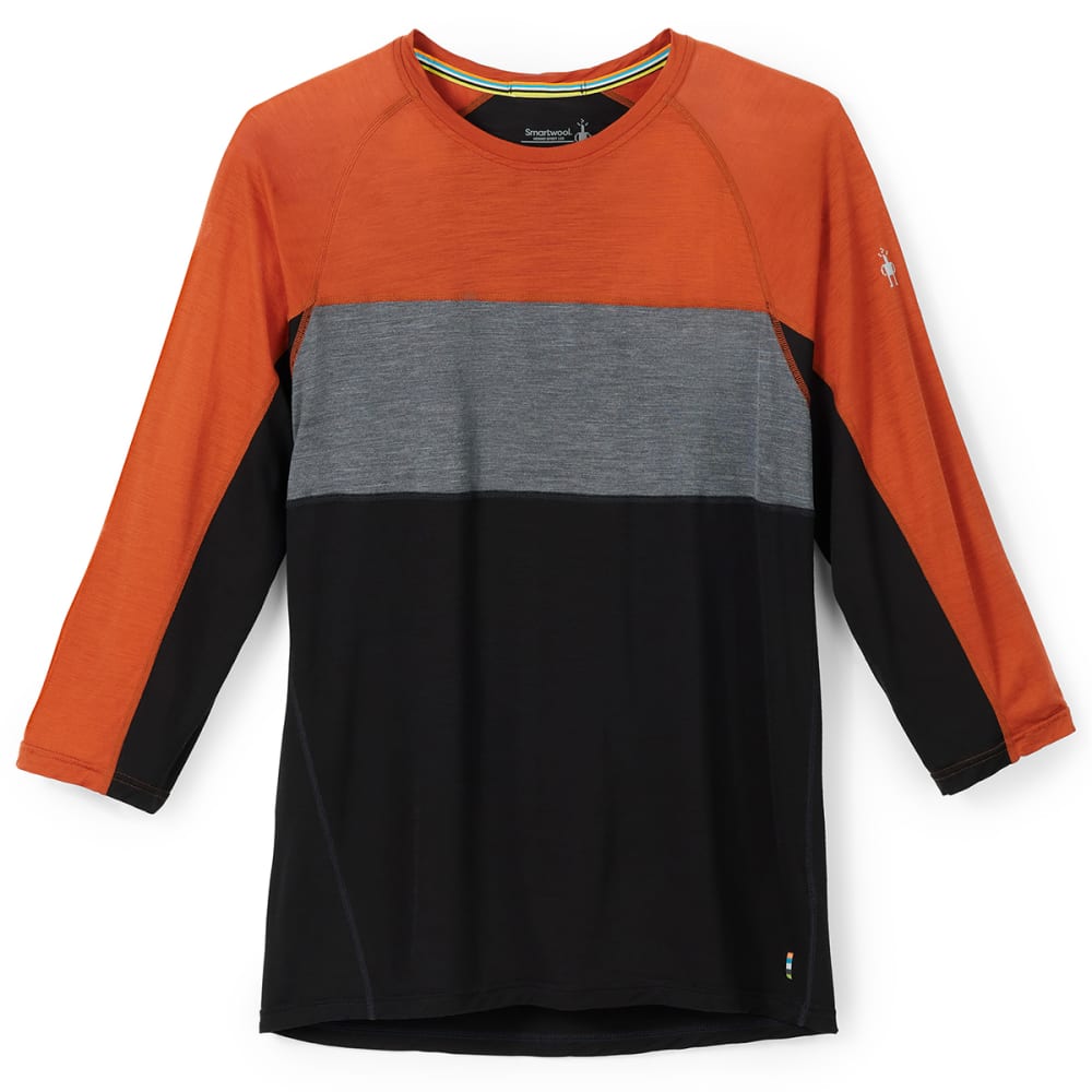 SMARTWOOL Men's Merino Sport Ultralite Mountain Biking 3/4-Sleeve Tee L