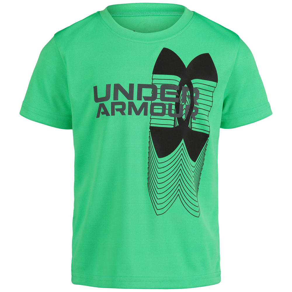 UNDER ARMOUR Boys' Pre-School UA Split Logo Hybrid Short Sleeve Tee 6