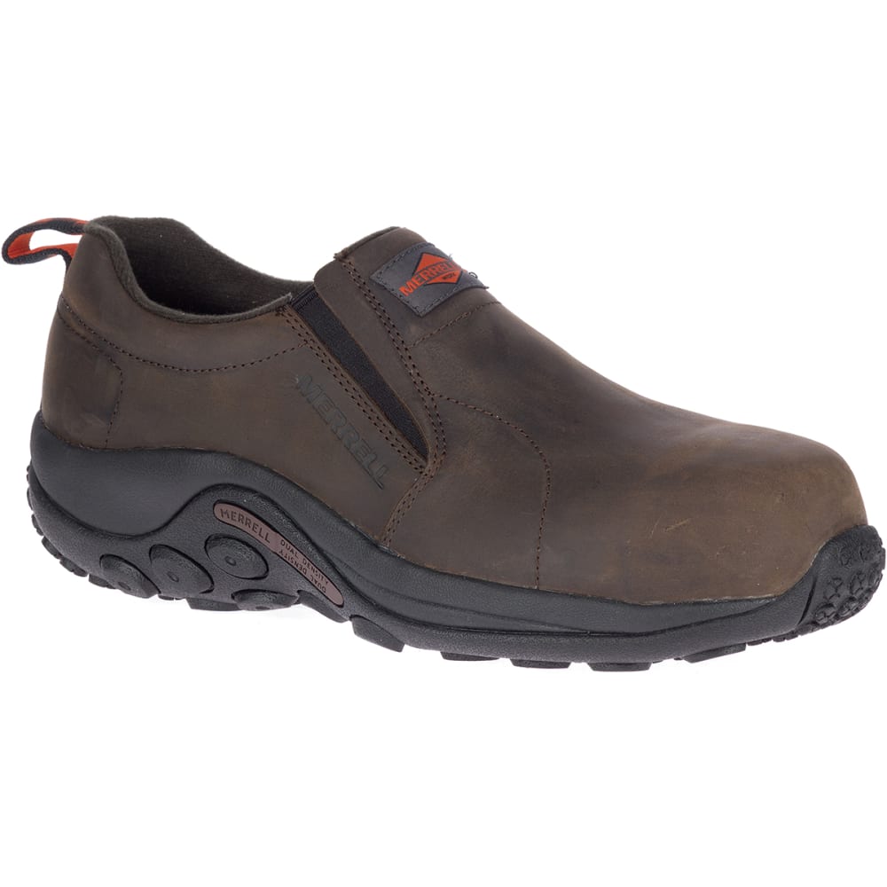 MERRELL Men's Jungle Moc Leather Comp Toe Work Shoe 8