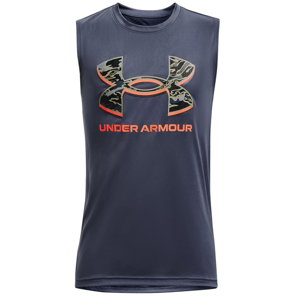 UNDER ARMOUR Boys' Tech Graphic Muscle Tee S