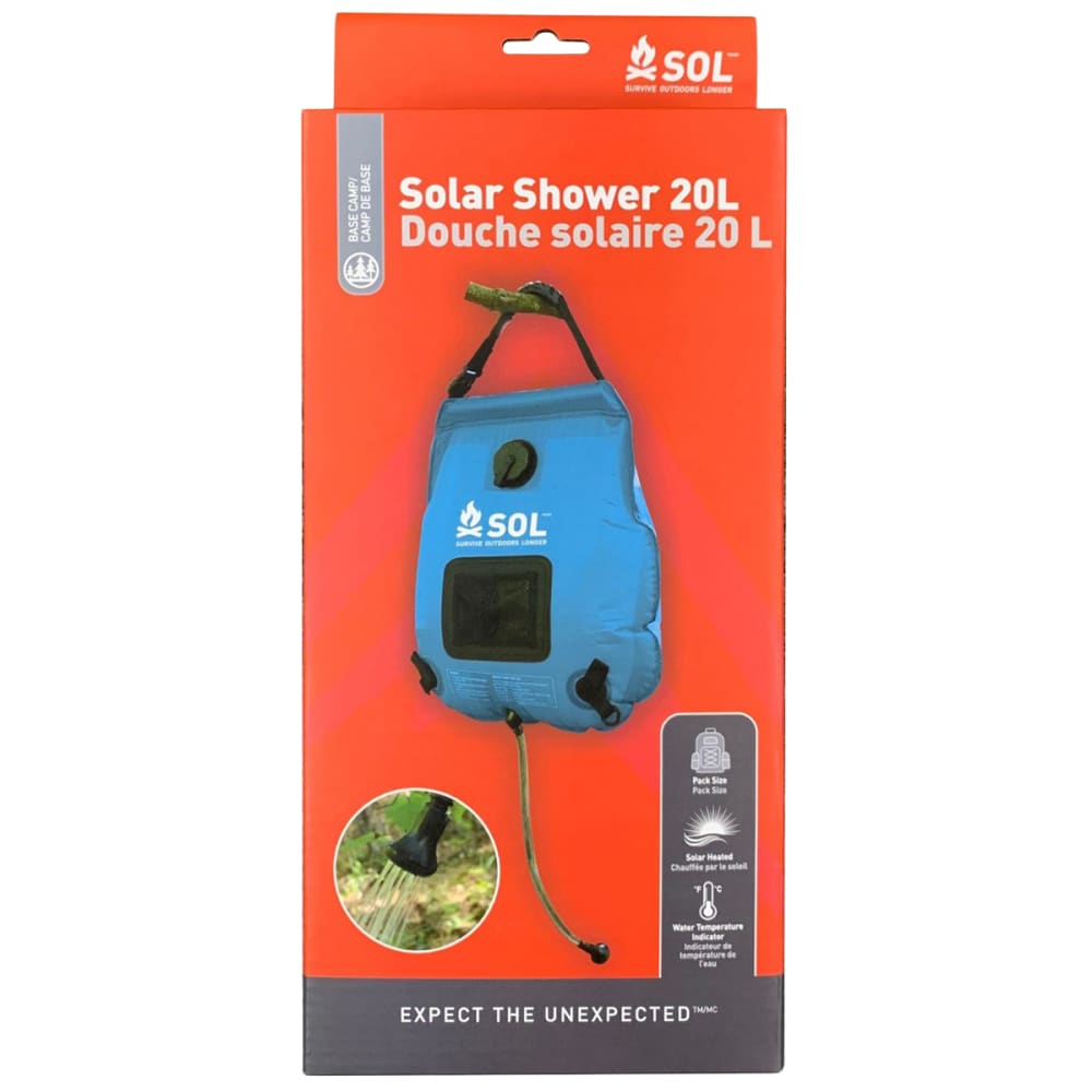 S.O.L. 20L Solar Shower NO SIZE