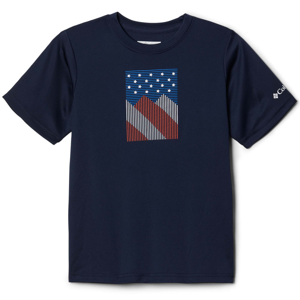 COLUMBIA Boys' Grizzly Ridge Short-Sleeve Graphic Tee XS