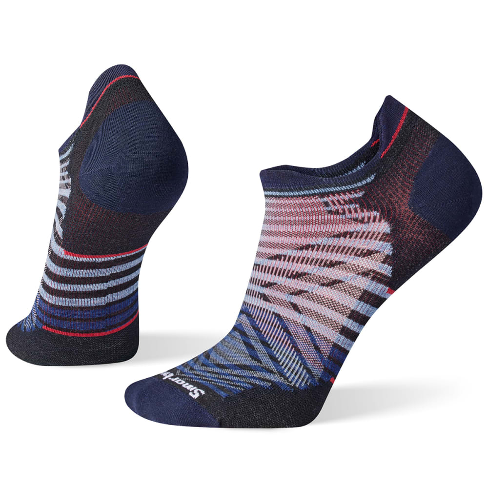 SMARTWOOL Men's Run Zero Cushion Low Ankle Pattern Socks L