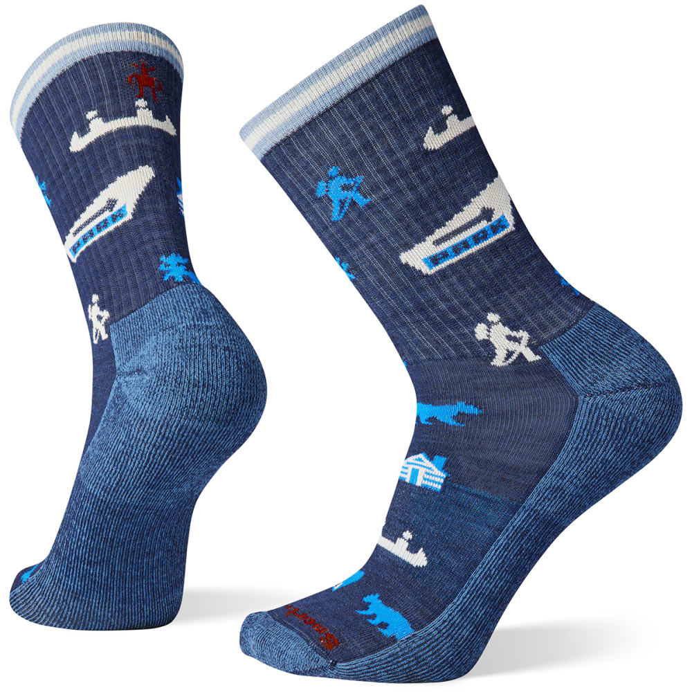 SMARTWOOL Men's Everyday Park Explorer Pattern Crew Socks L