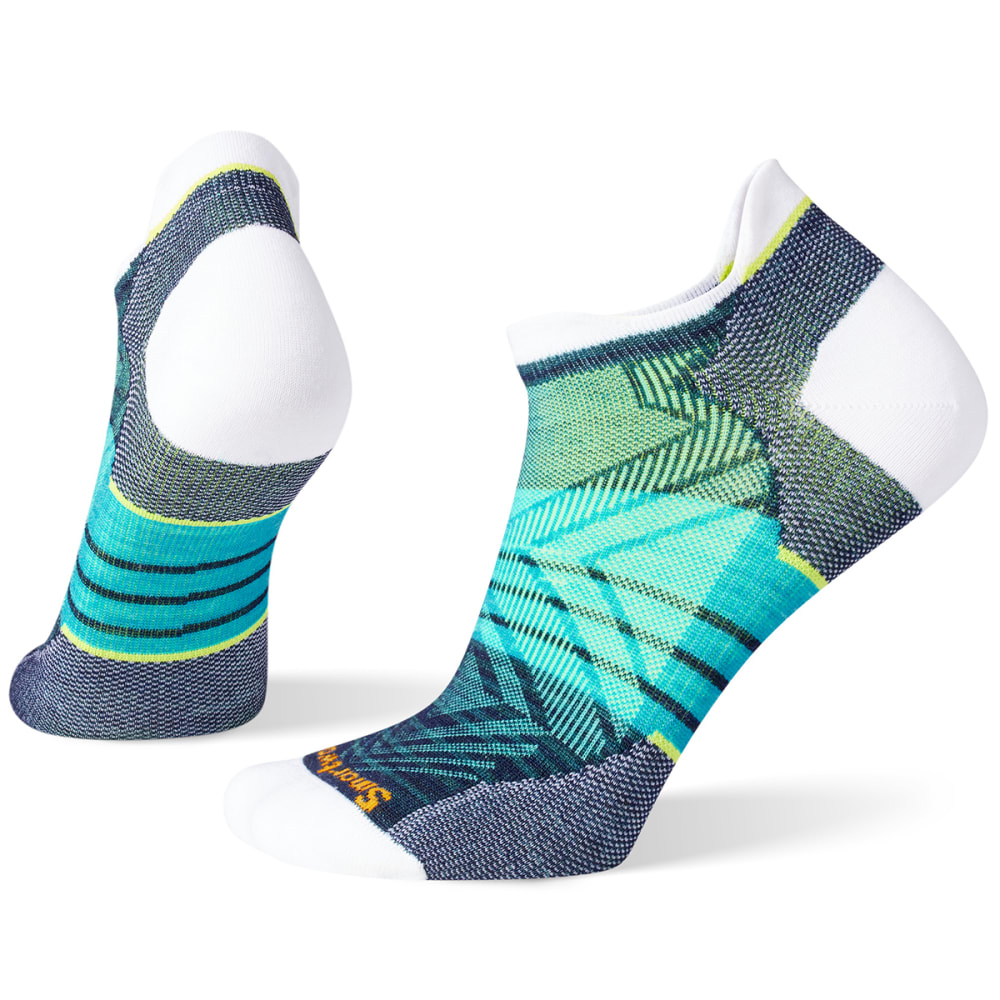 SMARTWOOL Women's Run Zero Cushion Stripe Low Ankle Socks M