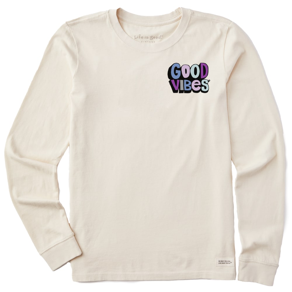 LIFE IS GOOD Women's Freestyle Crusher-Lite Long Sleeve Graphic Tee S