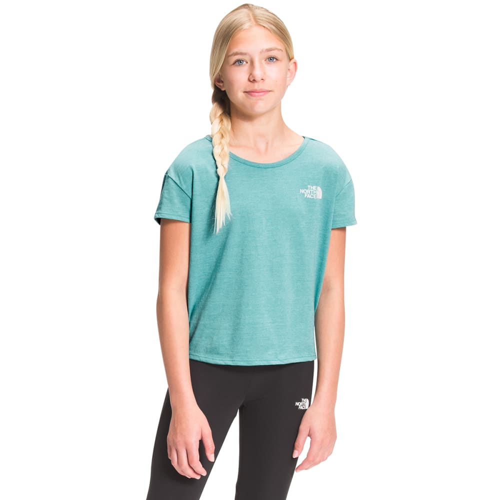 THE NORTH FACE Girls' Short Sleeve Tri-Blend Tee XS