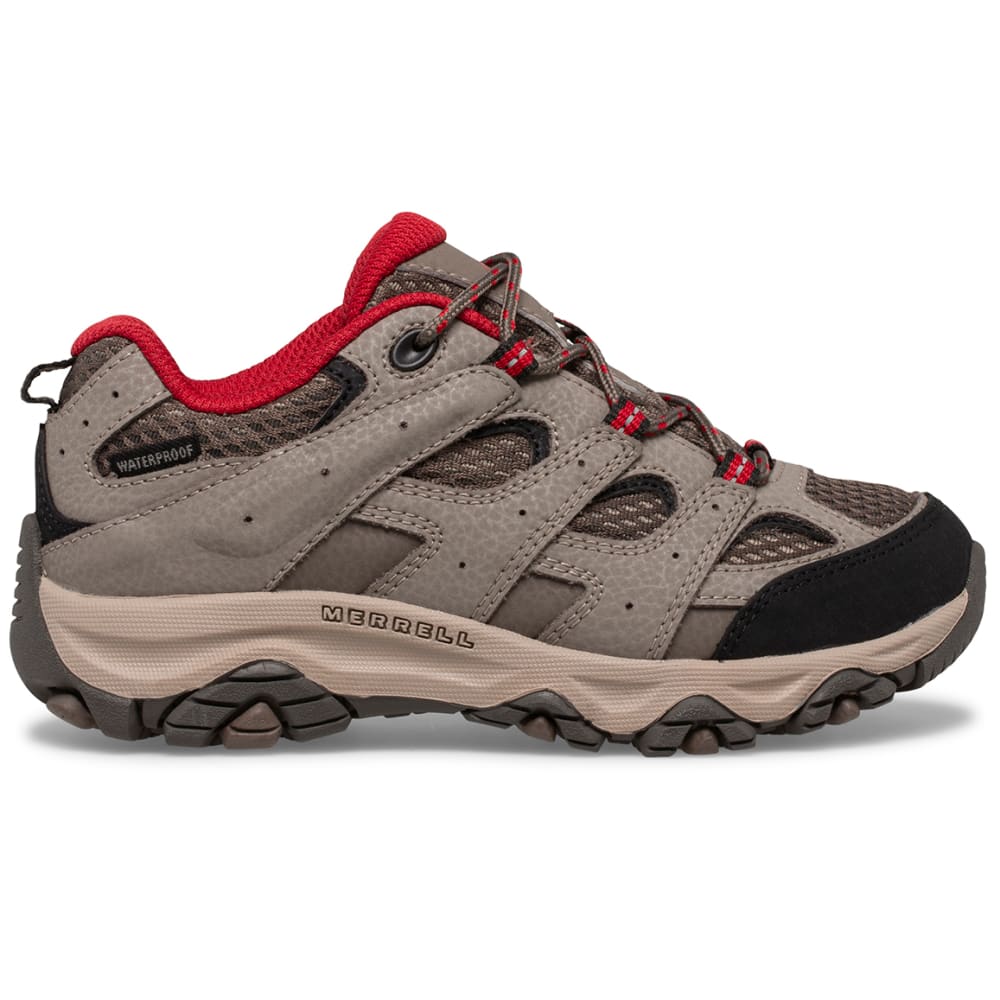 MERRELL Kids' Moab 3 Low Lace Waterproof Hiking Shoes 2