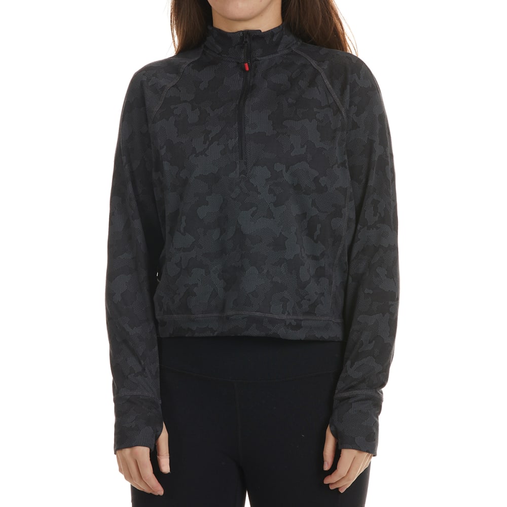 SPYDER Women's Half-Zip Mock Neck Top L