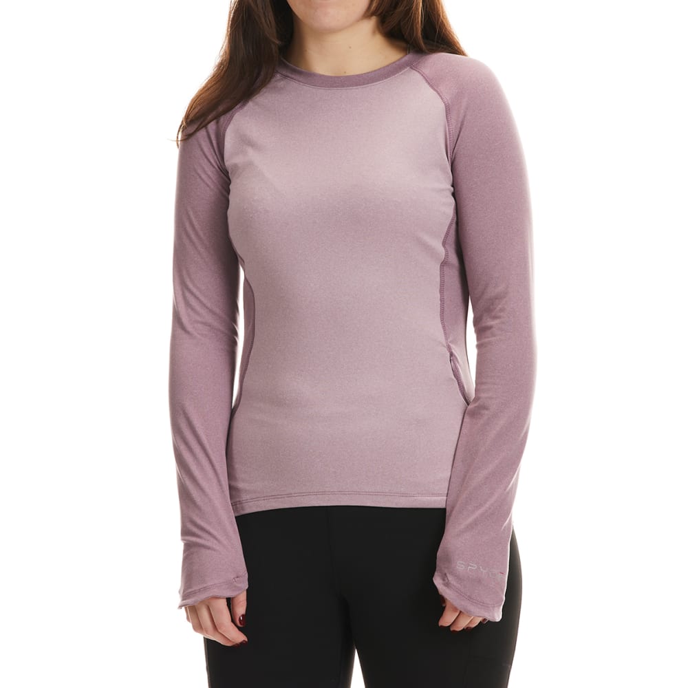 SPYDER Women's Long Sleeve Crewneck Top w/ Thumbholes S