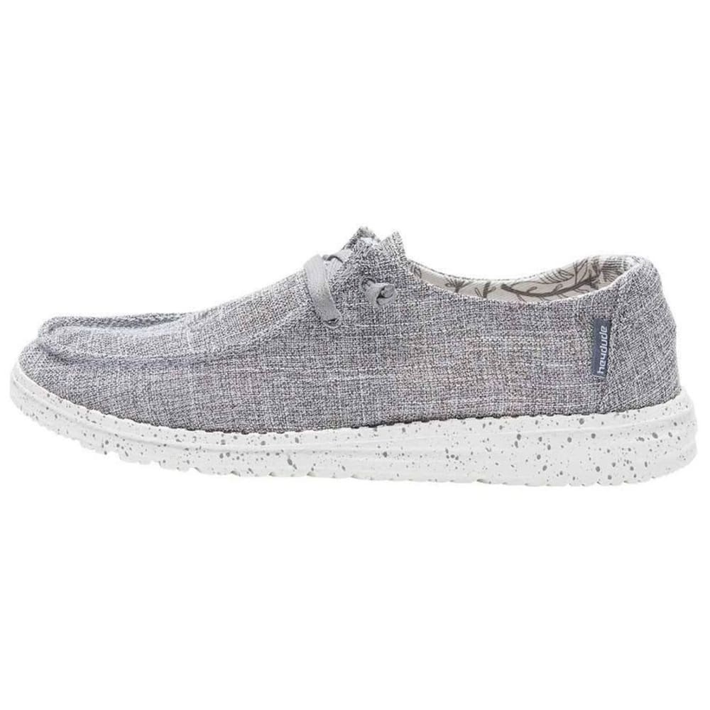 HEY DUDE Women's Wendy Linen Shoes 8
