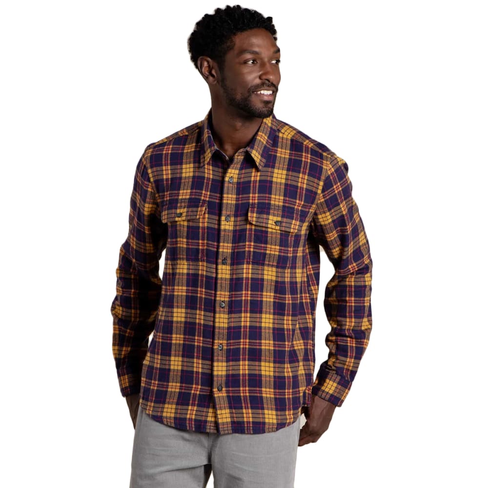 TOAD & CO Men's Indigo Flannel Shirt M
