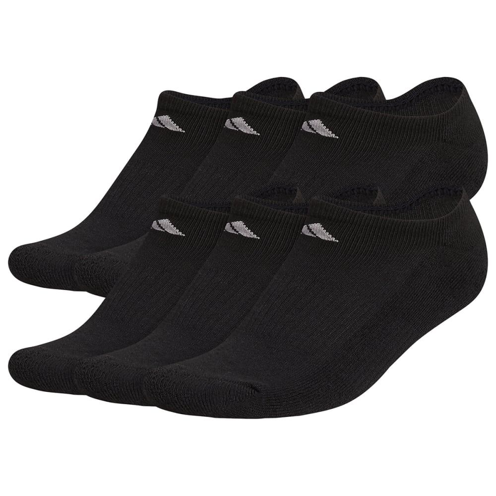 ADIDAS Women's Athletic Cushioned No Show Socks, 6 Pack M