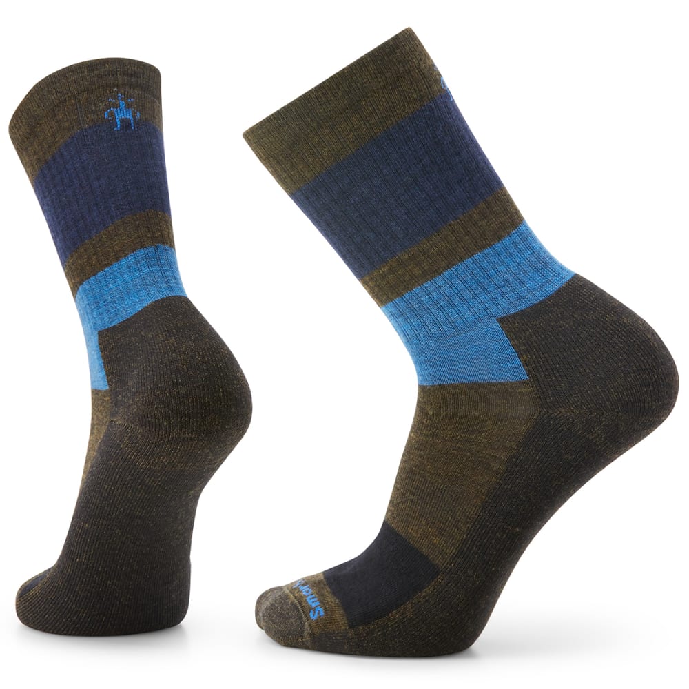 SMARTWOOL Men's Everyday Blocked Stripe Crew Socks M