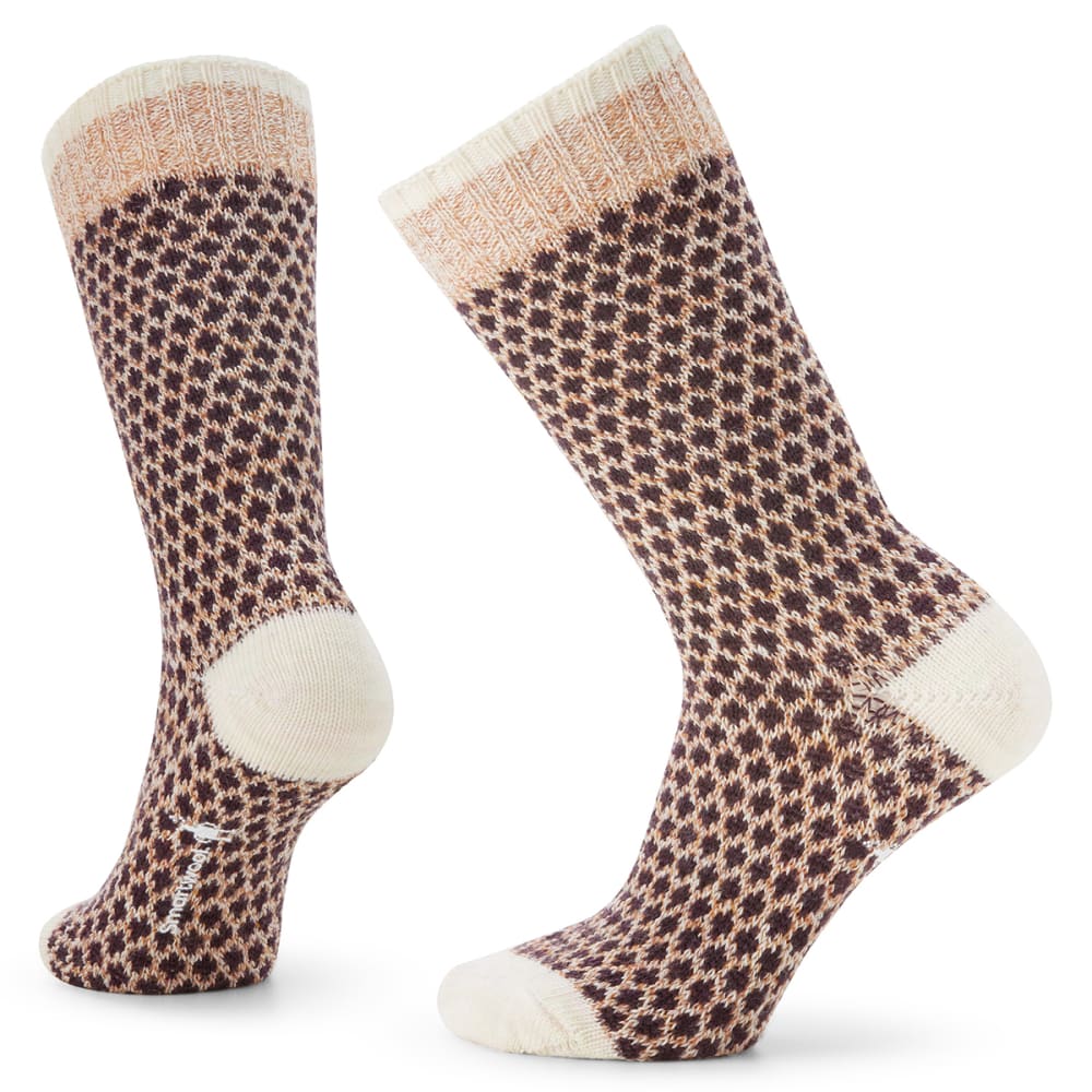 SMARTWOOL Women's Everyday Popcorn Polka Dot Crew Socks M