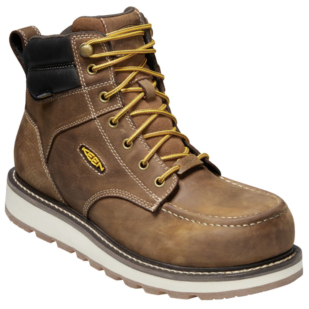 KEEN Men's Cincinnati 6" Waterproof Boots (Carbon-Fiber Toe) 8