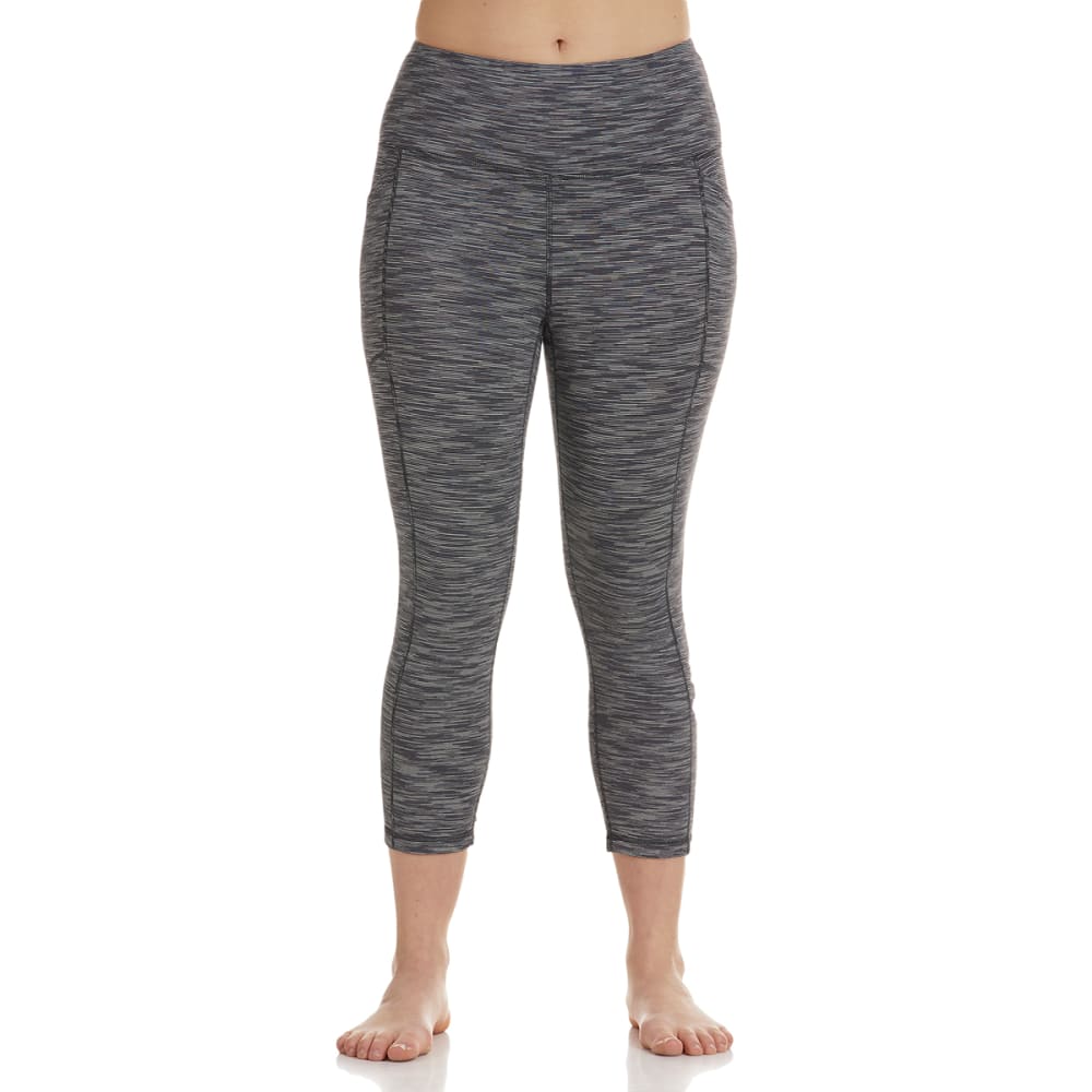 RBX Women's Double Peached Capri-Length Leggings w/ Pockets S