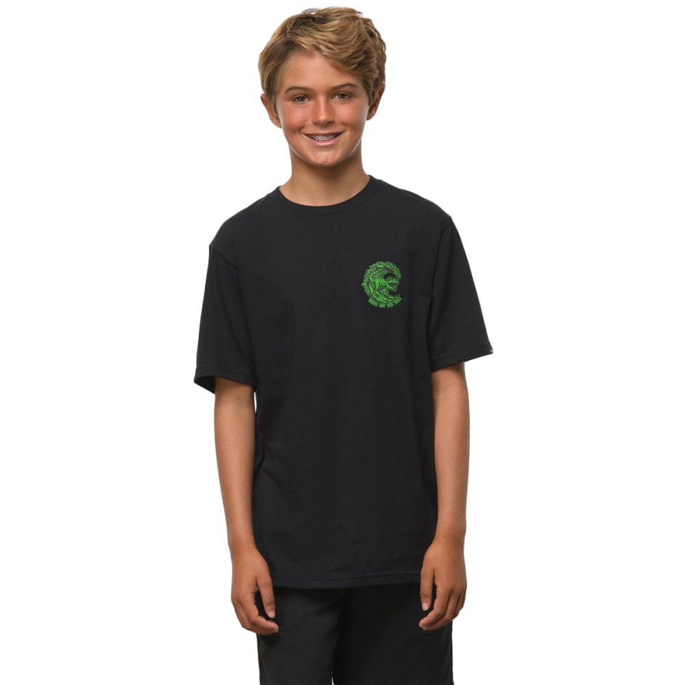 VANS Boys' Off The Wall Surf Dino Short-Sleeve Graphic Tee S