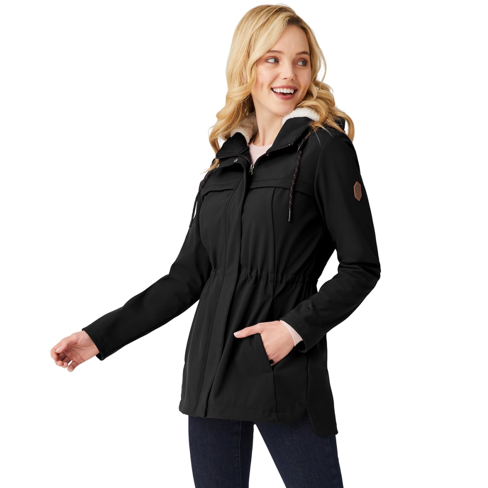 FREE COUNTRY Women's Long Super Softshell Jacket M