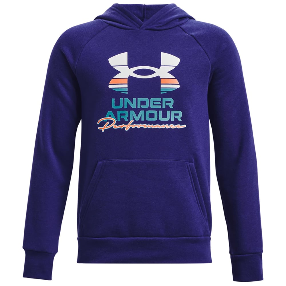 UNDER ARMOUR Boys' UA Rival Fleece Graphic Hoodie S