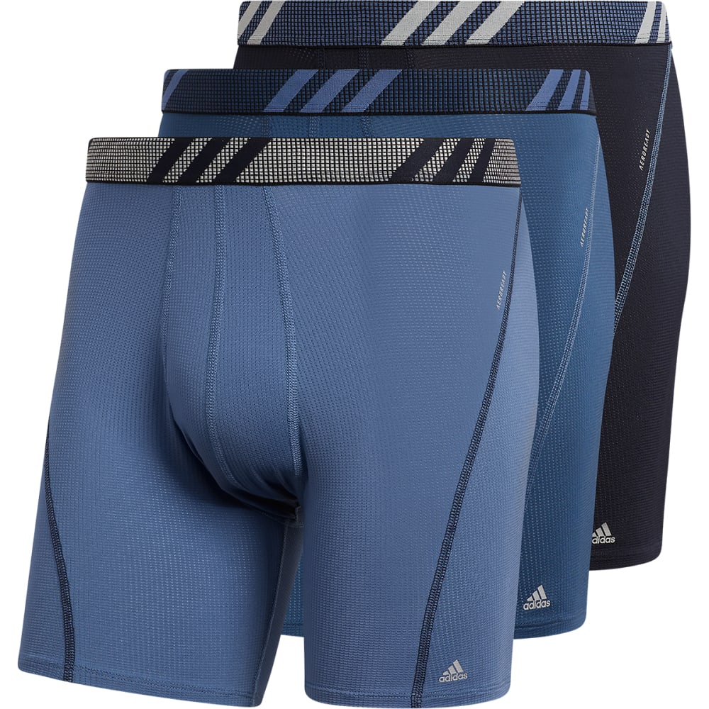 adidas Sport Performance Mesh Boxer Brief Underwear in Blue for Men