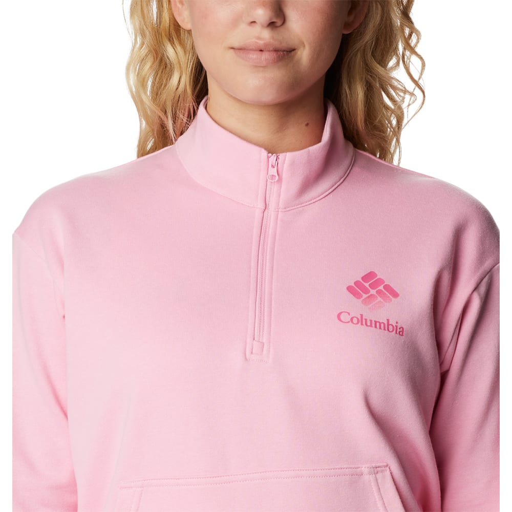 COLUMBIA Women's Trek French Terry Half-Zip Sweatshirt