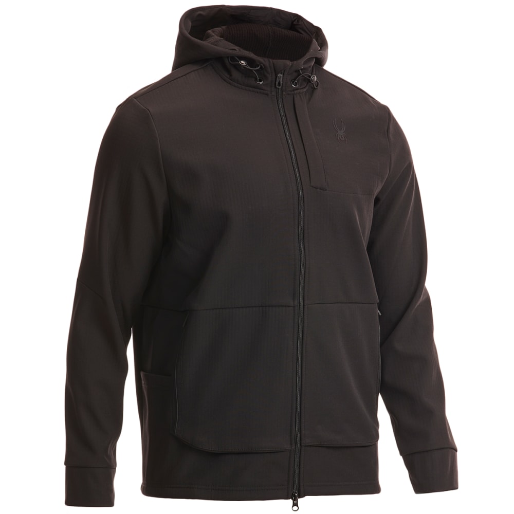 SPYDER Men's Grid Fleece Hooded Hybrid Jacket - Eastern Mountain Sports