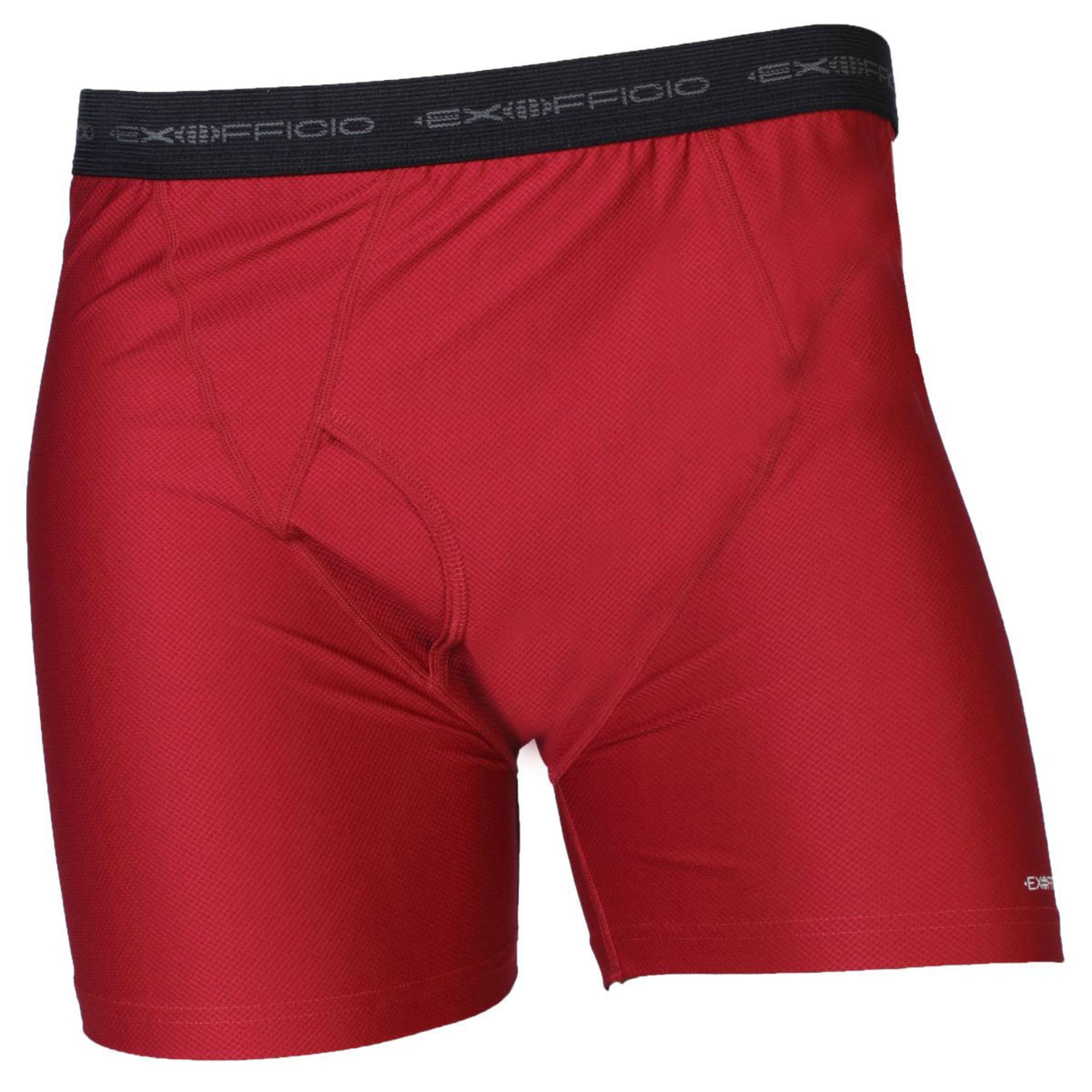 ExOfficio Men's Give-N-Go Boxer Brief Single Pack, Bolero Red