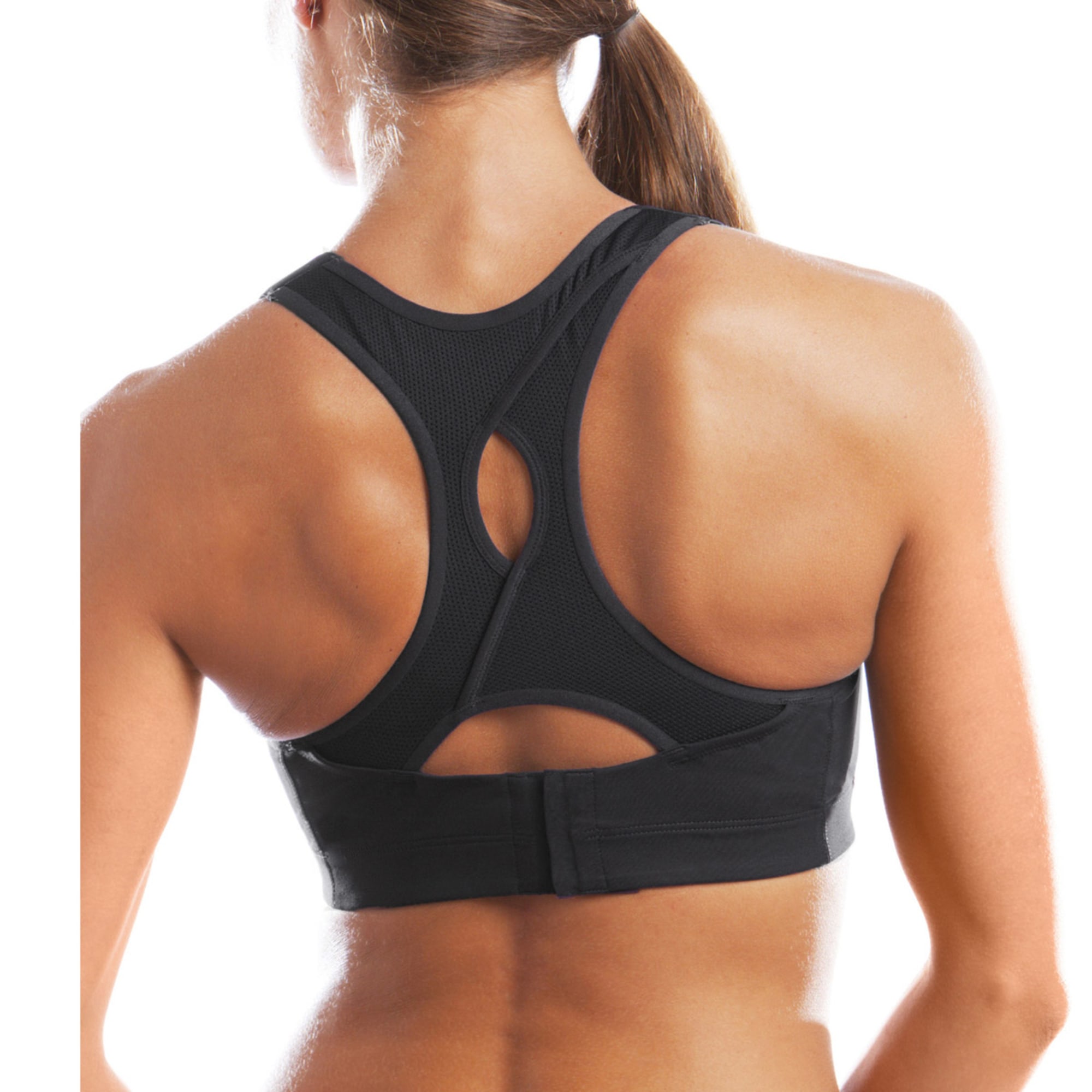all in motion, Intimates & Sleepwear, High Support Embossed Racerback Sports  Bra All In Motion Mauve Or Black Xl New