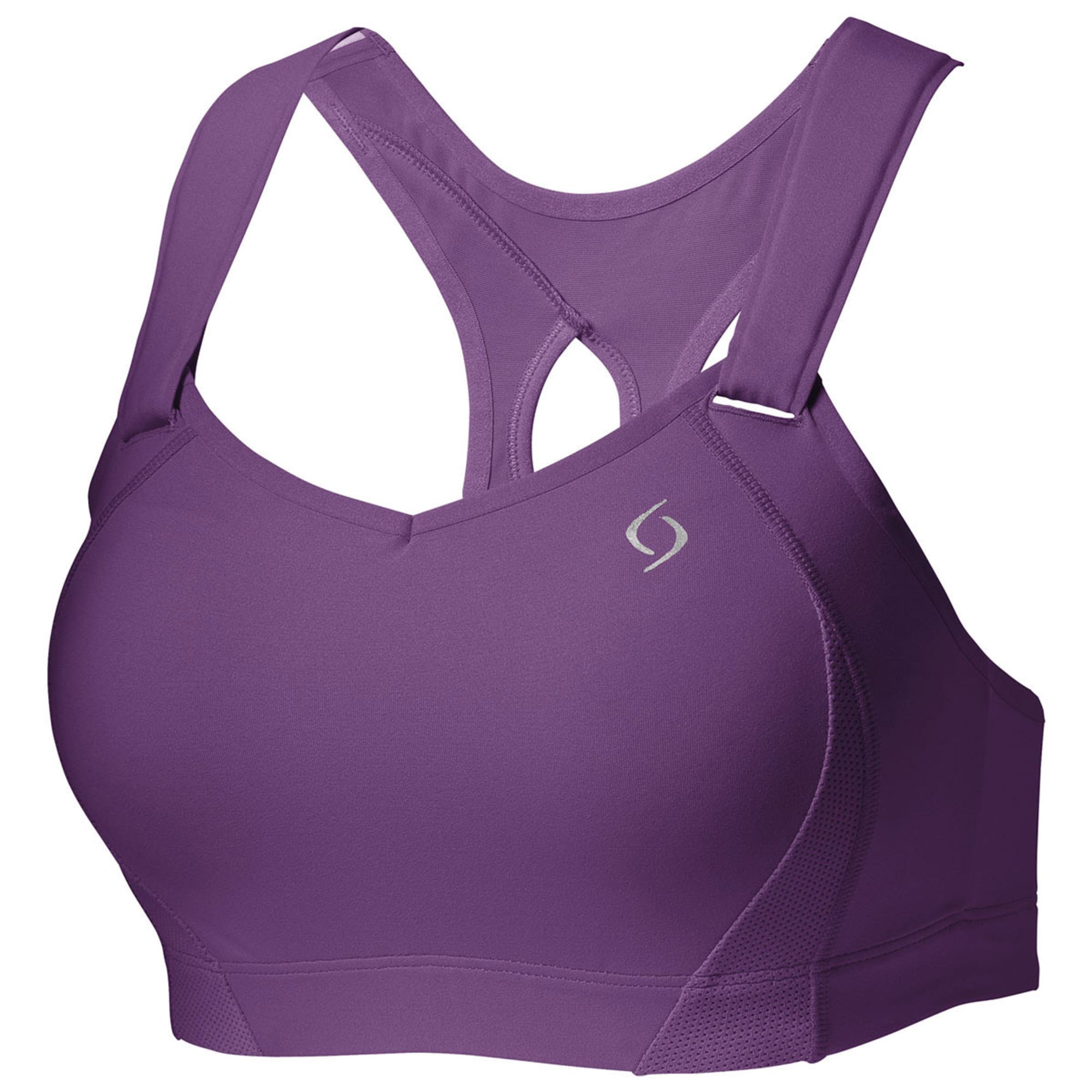 Moving Comfort, Intimates & Sleepwear, Moving Comfort 36b Divine Mesh  Sports Bra Brooks Underwire Purple Pink Used