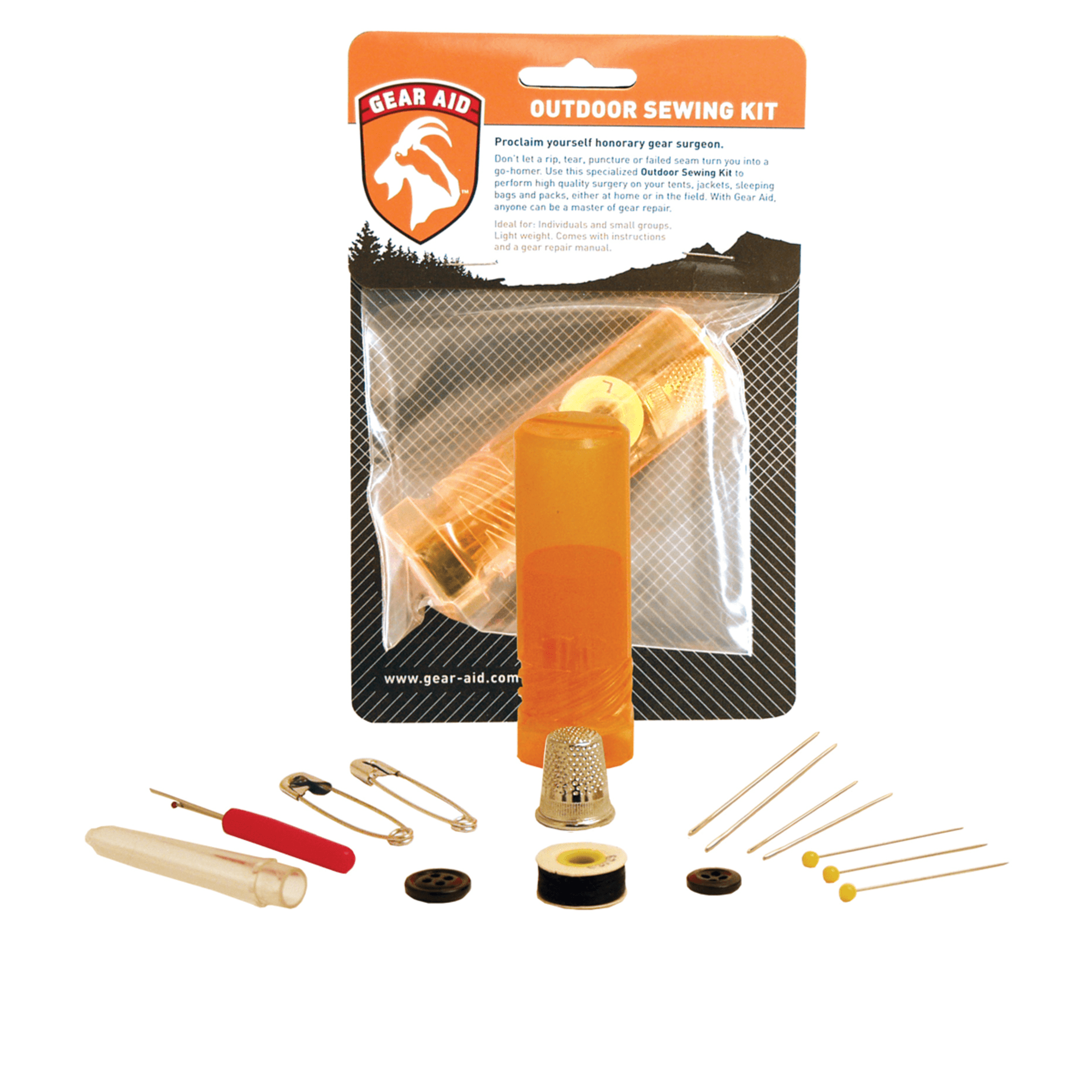 McNett Gear Aid Tactical Sewing Repair Kit With Instruction Guide 44110