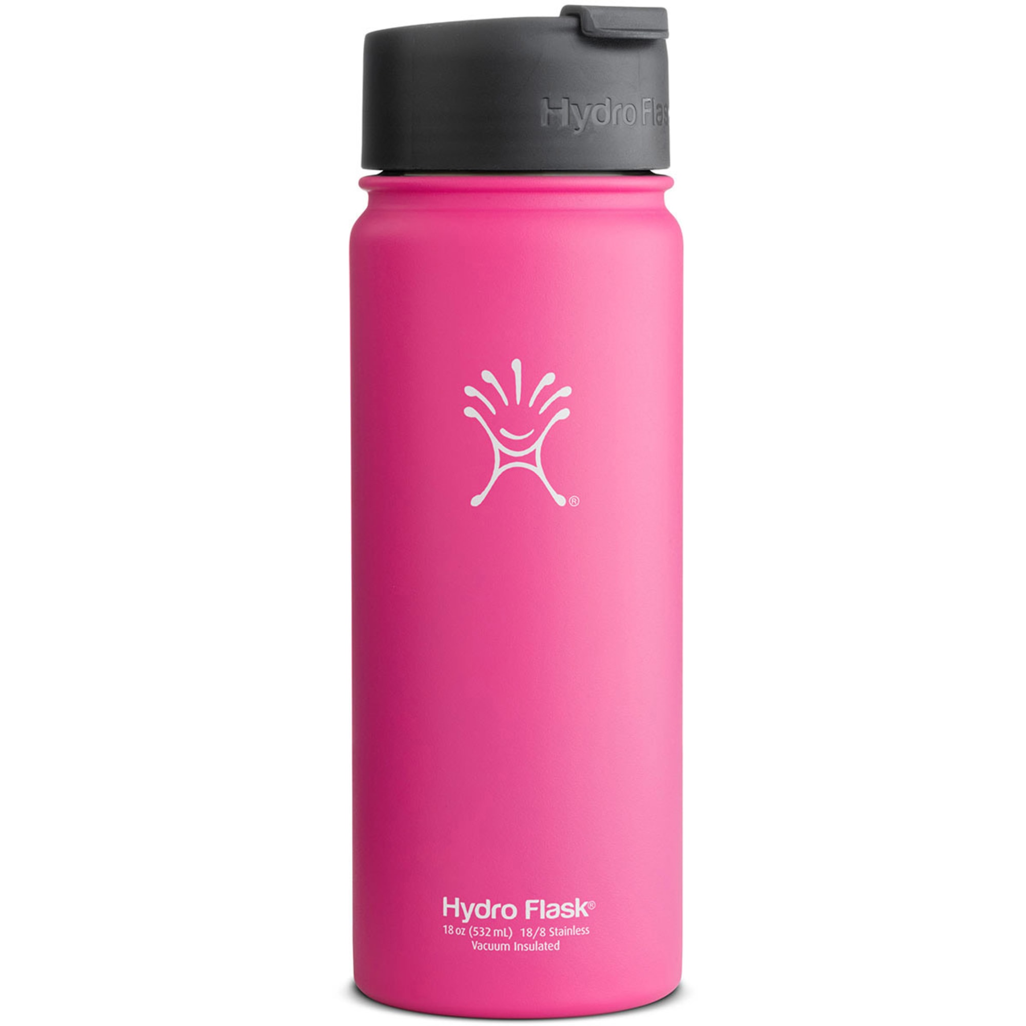 Hydro Flask 18 OZ Wide-Mouth Red Water Bottle With Hydro Flip Lid