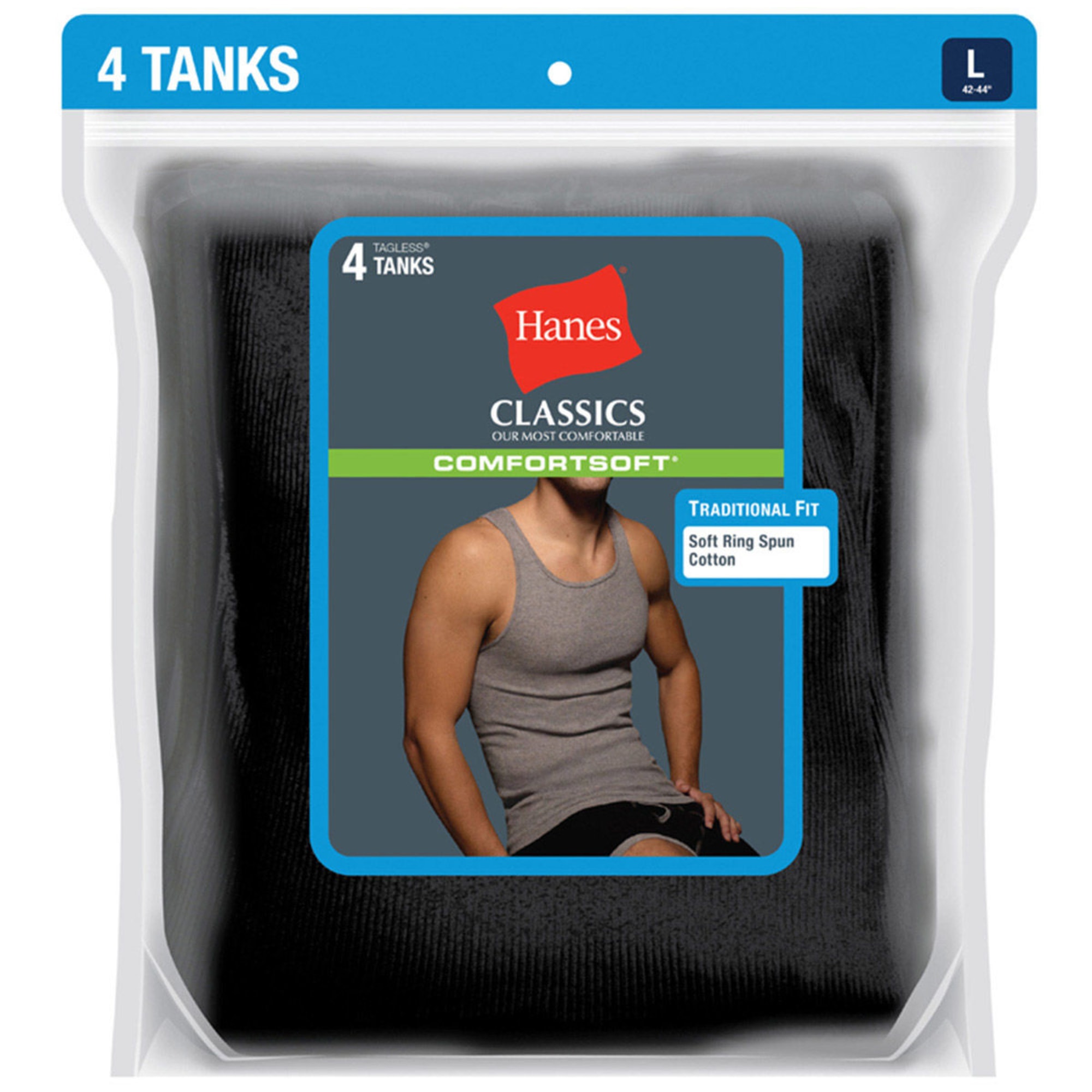 HANES Men's ComfortSoft Tanks, 8 Pack - Eastern Mountain Sports