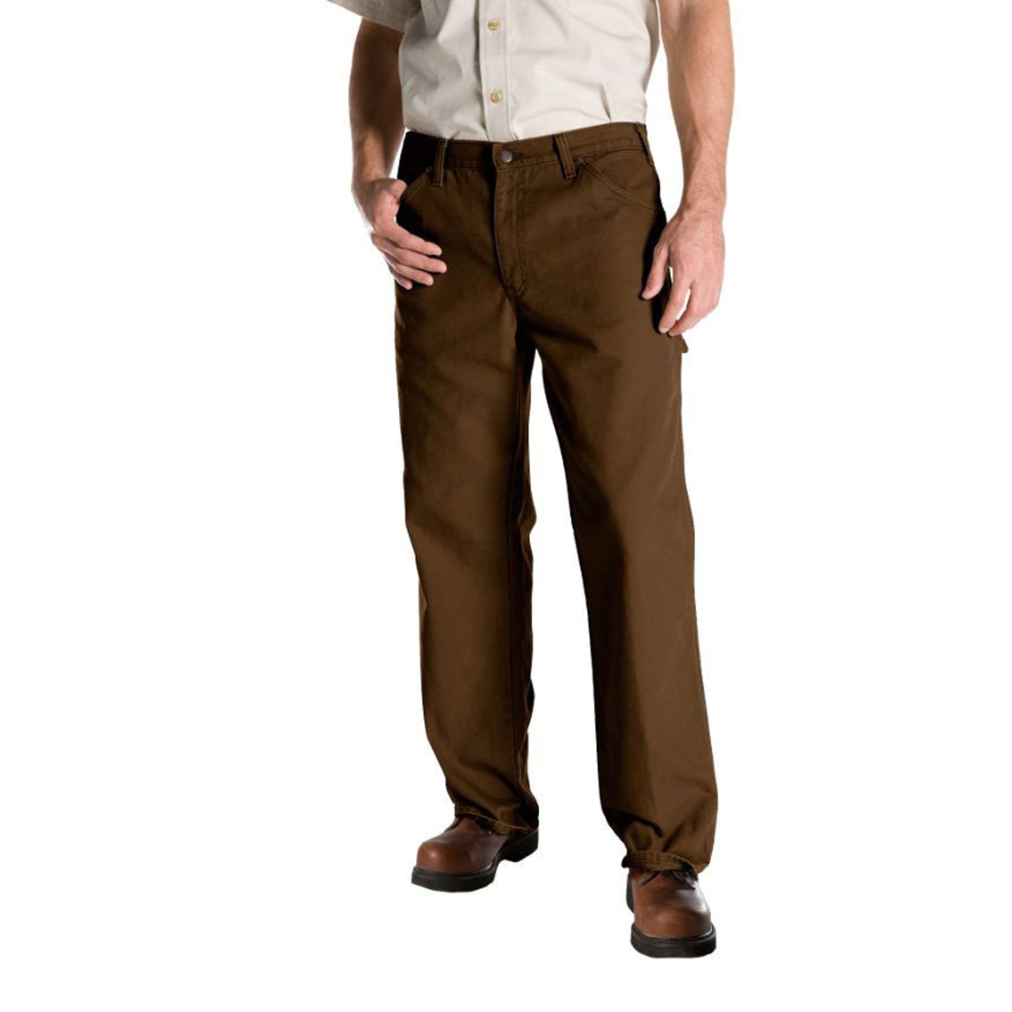 Dickies Pants: Men's 1939 RDS Rinsed Desert Sand Straight Leg Relaxed Fit  Carpenter Duck Jeans