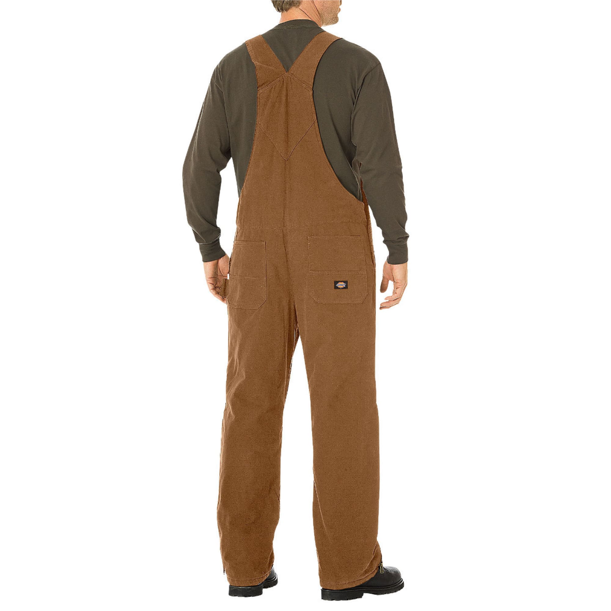 Dickies Men's Flex Sanded Duck Insulated Bib Overalls