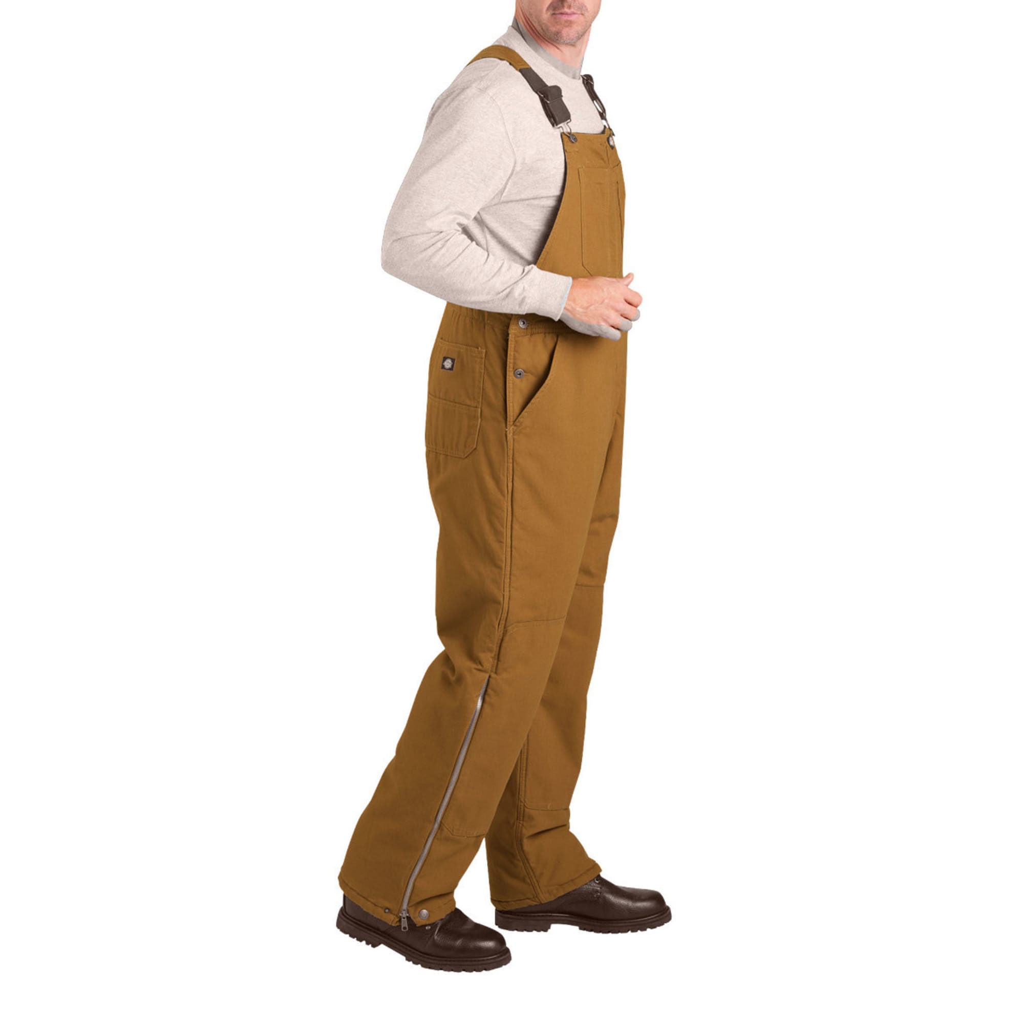 Dickies Men's Flex Sanded Duck Insulated Bib Overalls