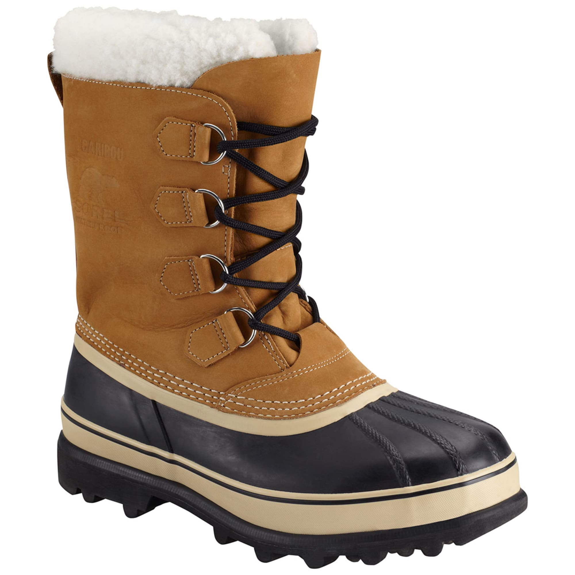 SOREL Caribou Waterproof Uomo Black Stone Stivali Stivaletti