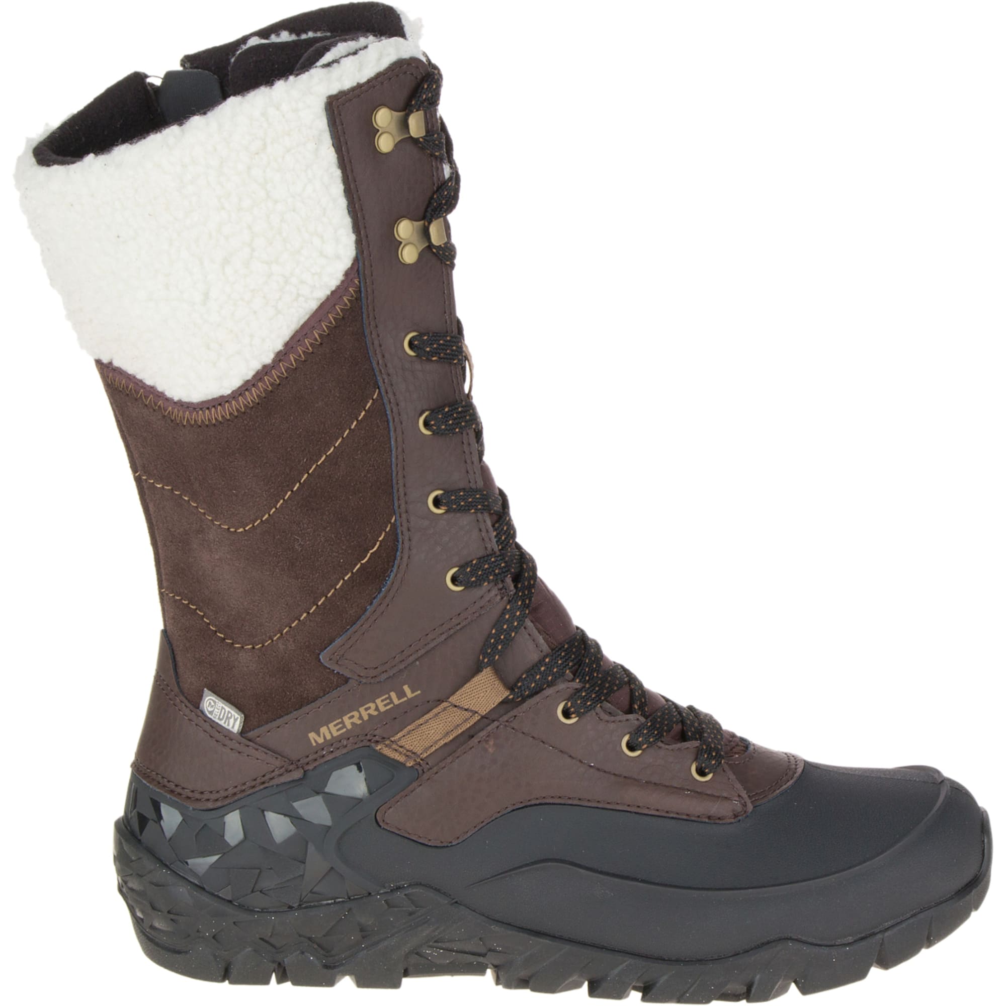 merrell aurora tall ice  waterproof women's winter boots