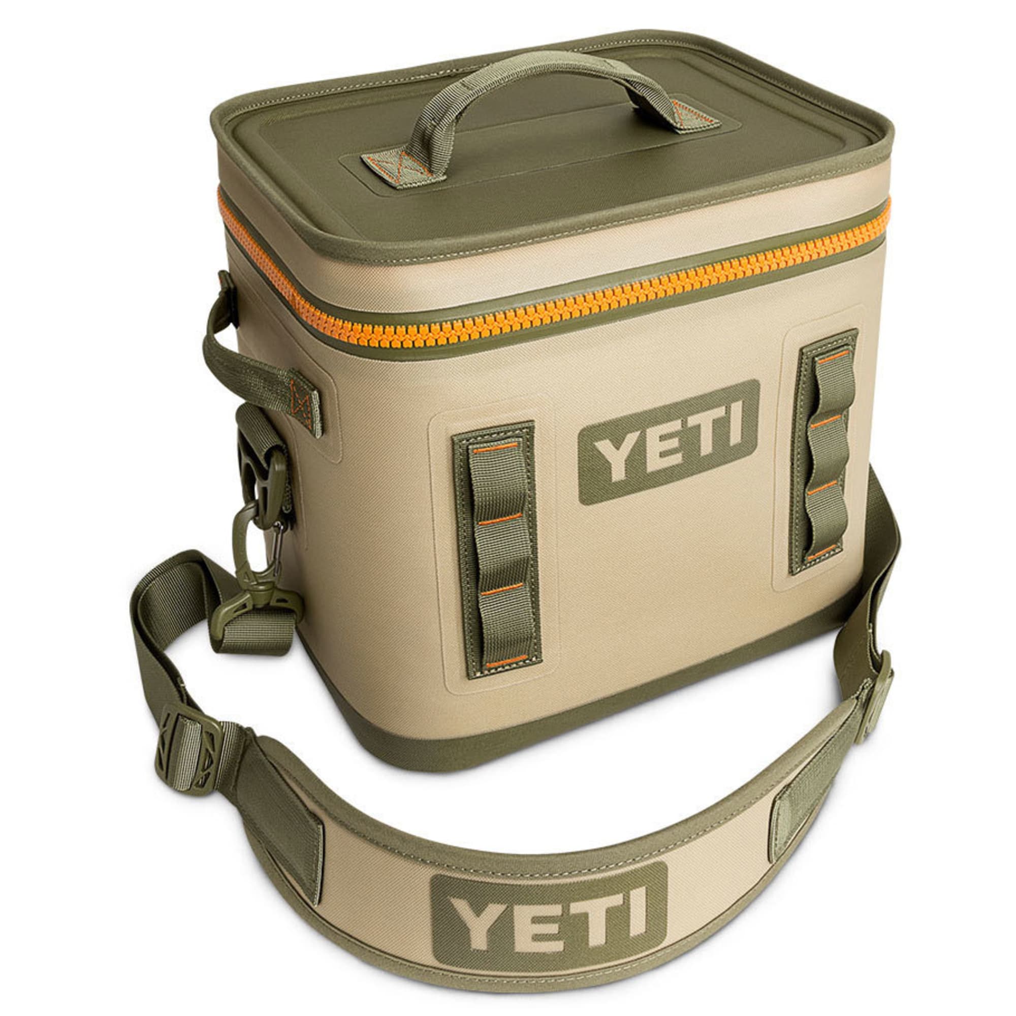 YETI Hopper Flip 12 in Field Tan and Blaze Orange – Country Club Prep