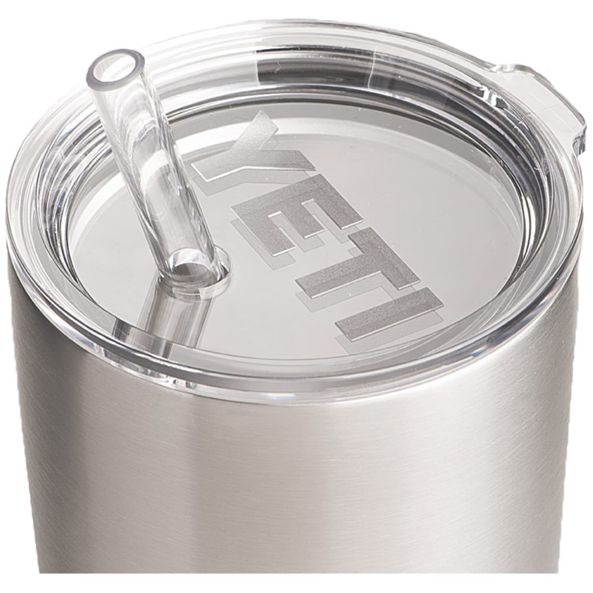 Yeti Rambler Stainless 20oz Tumbler YMCA Stamped Give a Way Straw Lid  Hot/Cold