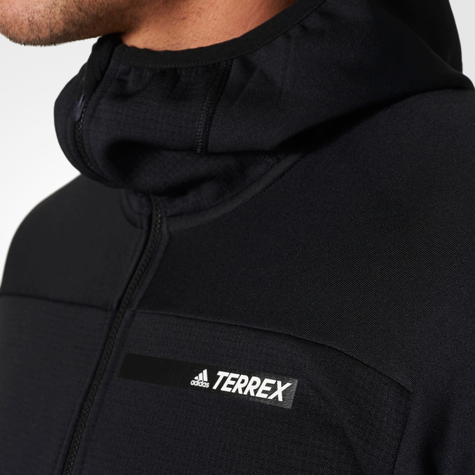 terrex stockhorn fleece hooded jacket