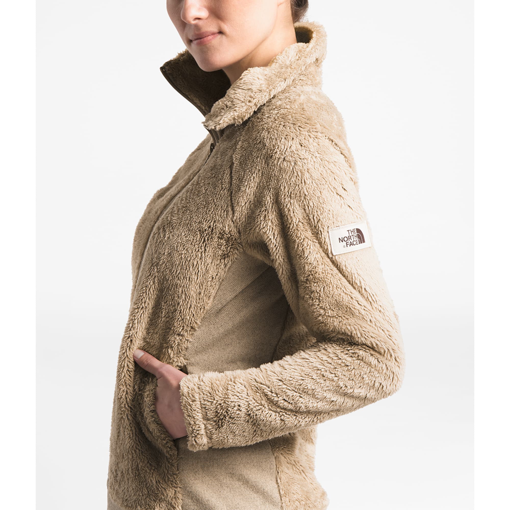 the north face women's furry fleece full zip