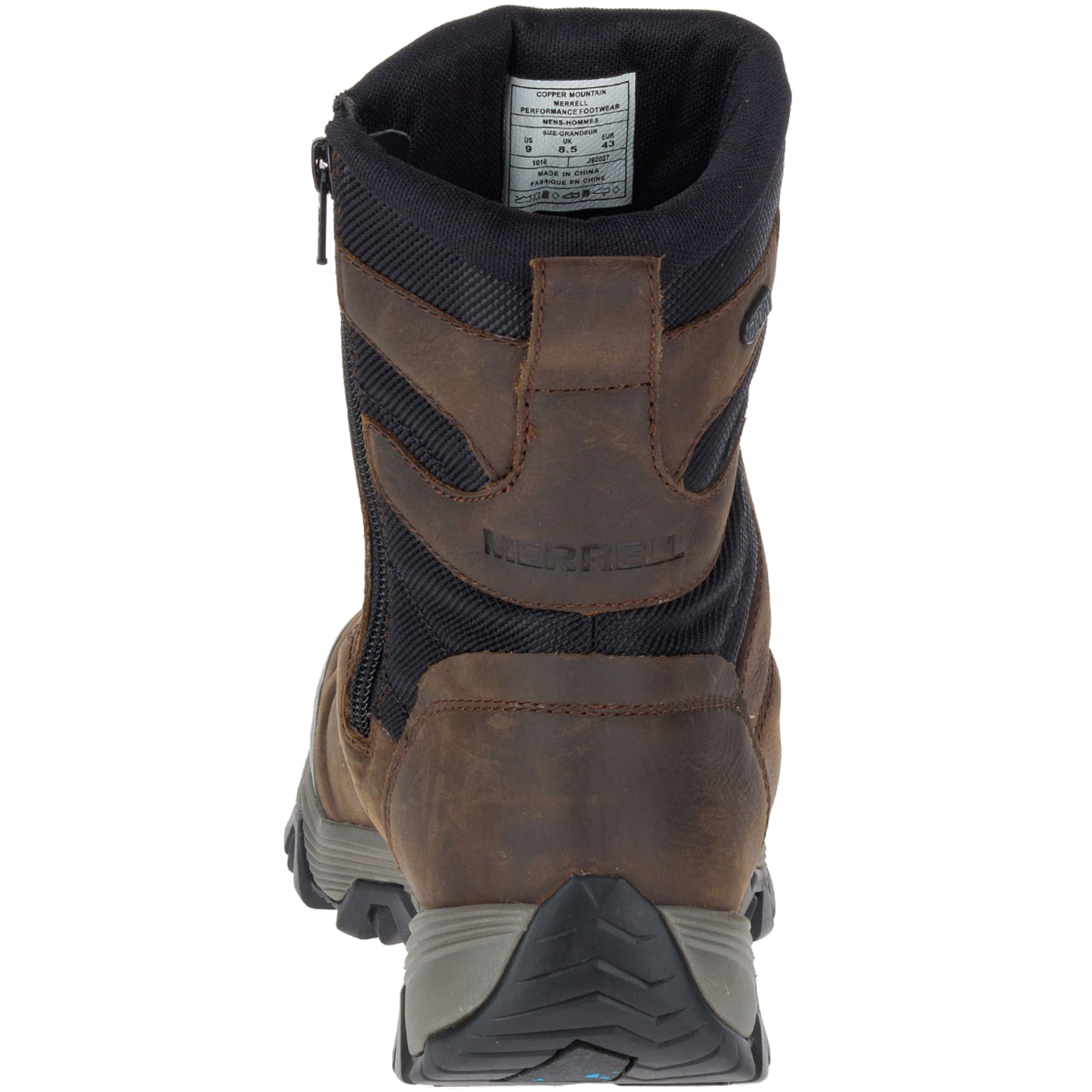 Merrell Men's Coldpack Ice+ 8 Zip Polar Waterproof Snow Boot 11 Copper  Mountain