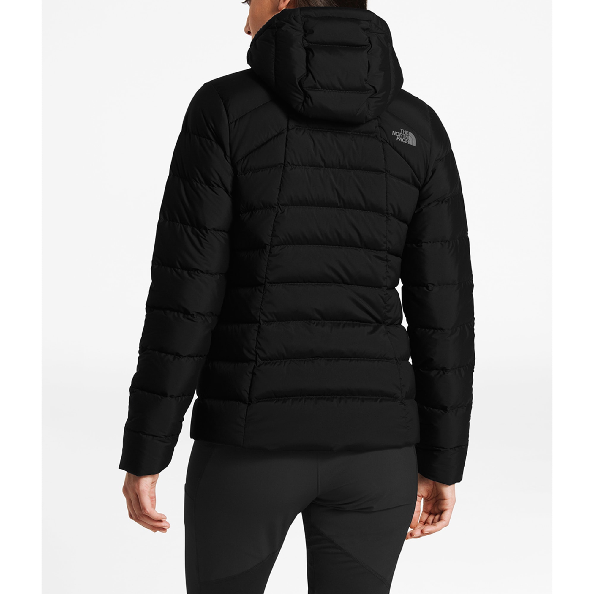 north face women's stretch down hoodie