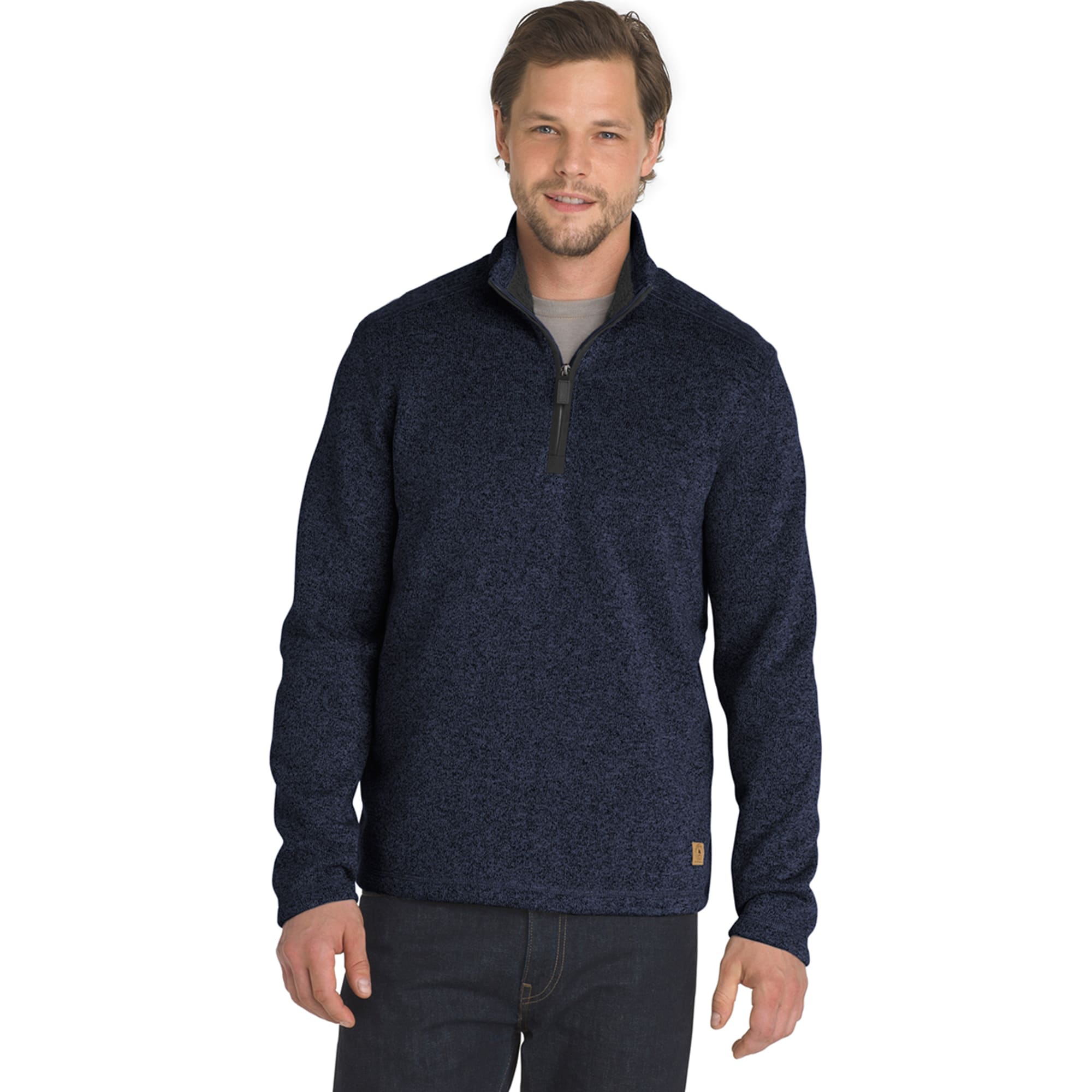 G.H. Bass Men's Quarter Zip Fleece Top