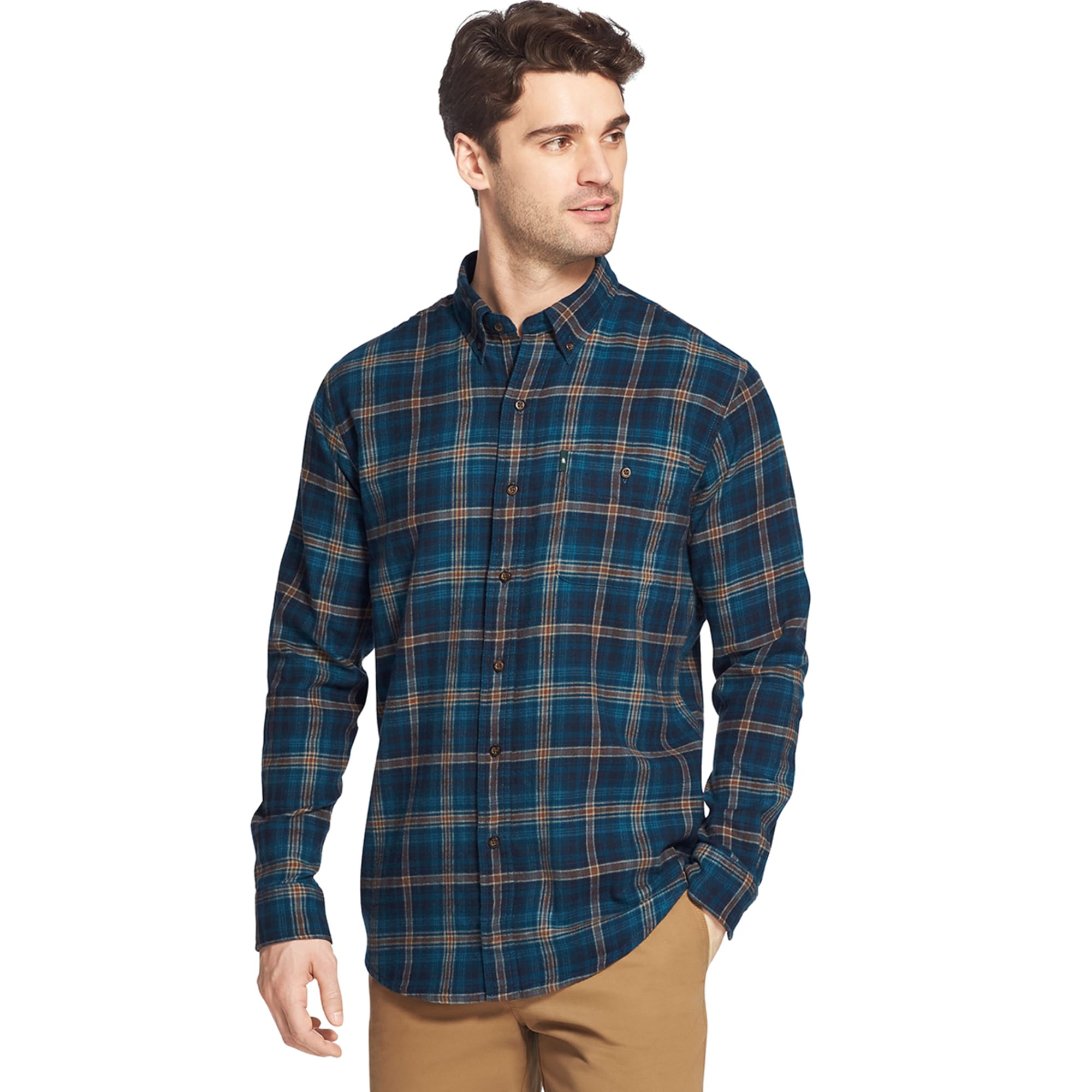 G.H. BASS & CO. Men's Fireside Long-Sleeve Flannel Shirt