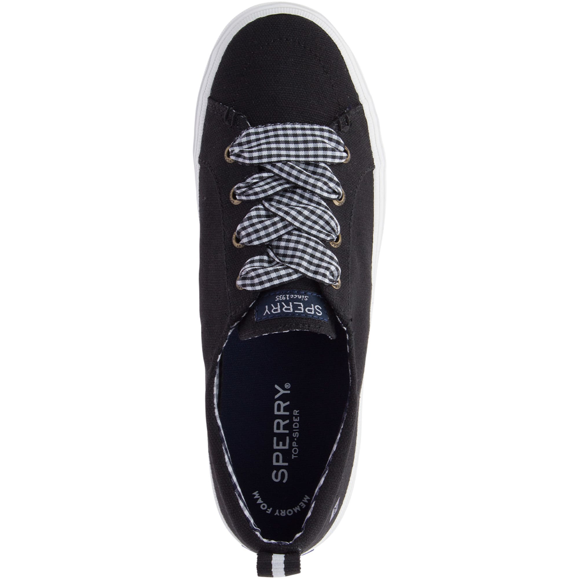 Crest Vibe Gingham Lace Sneakers 
