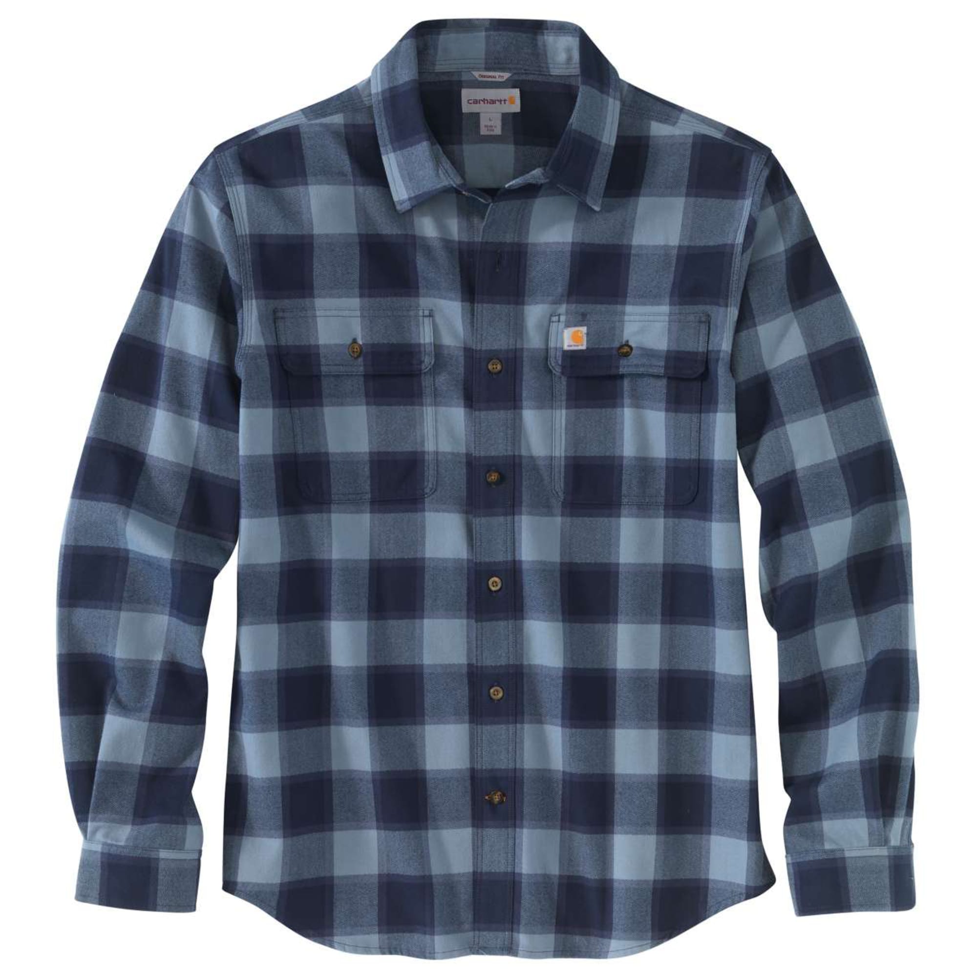 Carhartt Hubbard Flannel Long-Sleeve Shirt for Men