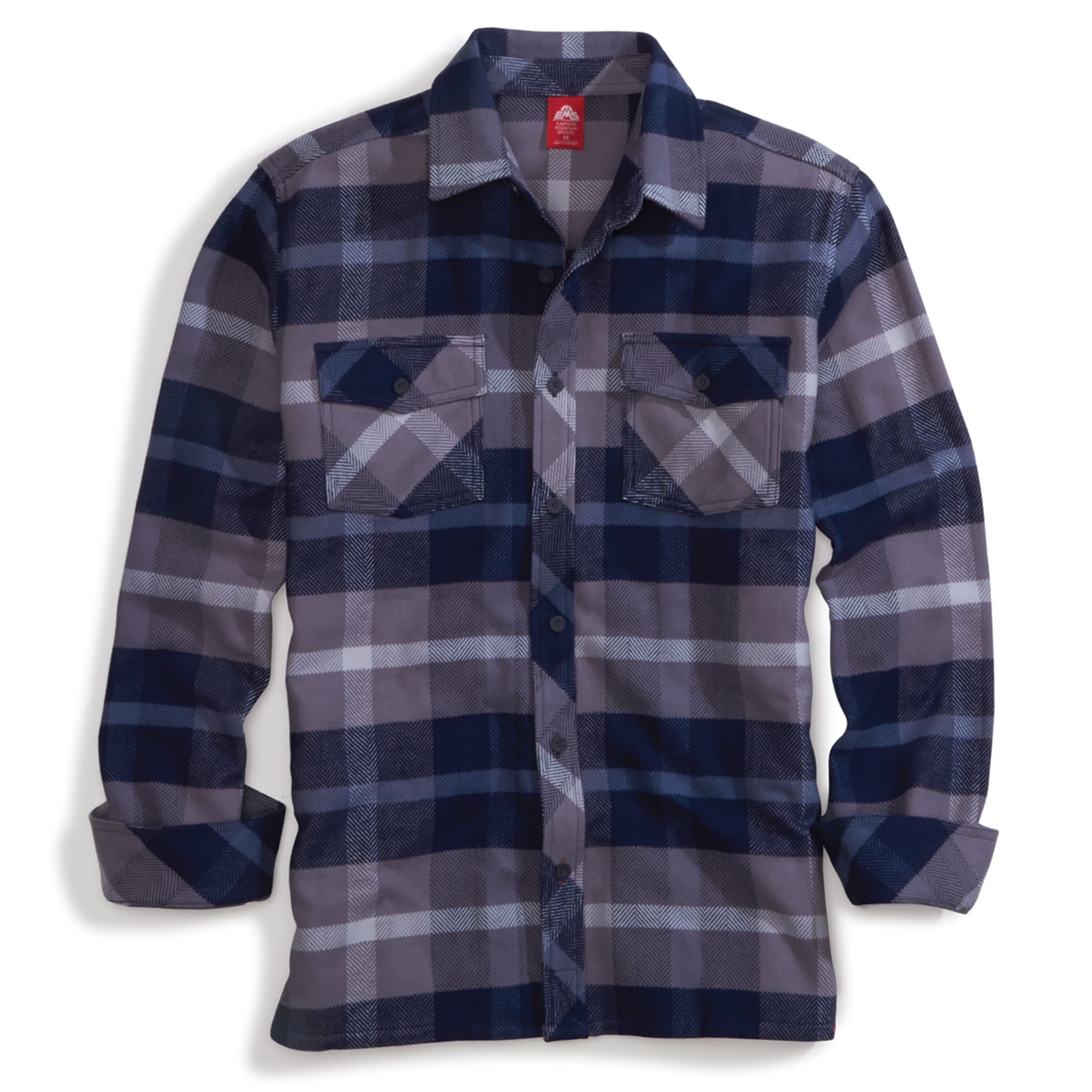 WARMKNIT Flannel Shirt Total Eclipse Blue Cabin Plaid