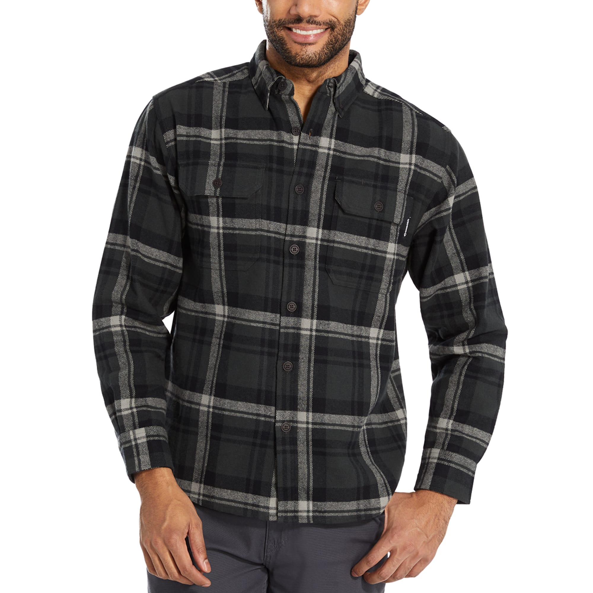 WOLVERINE Men's Long-Sleeve Glacier Flannel Shirt - Eastern Mountain Sports